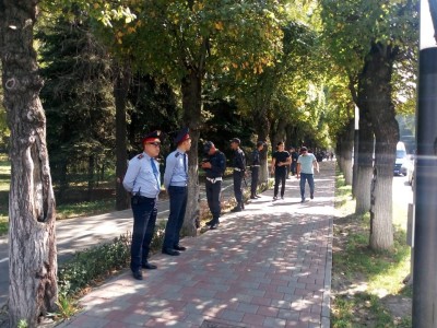 Митинг: полиция 57 адам ұстады.
