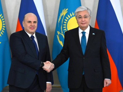 Тоқаев РФ Үкіметінің төрағасы Михаил Мишустинмен кездесті.