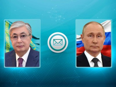 Қасым-Жомарт Тоқаев Путинді Қазақстан-Ресей мемлекеттік шекарасы туралы шарттың қабылданғанына 20 жыл толуымен құттықтады.