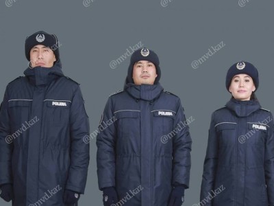 Полицейлер жаңа формасын халықтың талқылауына ұсынды.