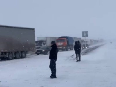 Түркістан облысында ауа райының қолайсыздығына байланысты барлық көлік қозғалысы шектелді.