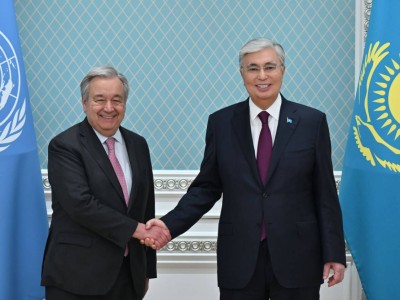 Президент Қасым-Жомарт Тоқаев БҰҰ Бас хатшысы Антониу Гутерришпен келіссөз жүргізді.