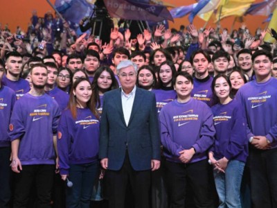 Президент «Жаңа адамдар» жастар форумында сөз сөйледі.