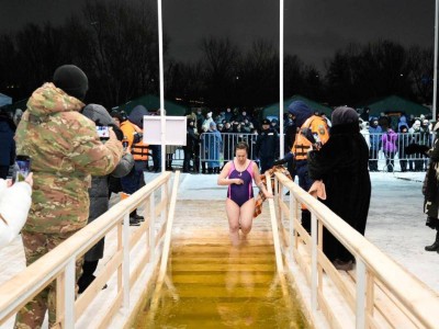 Астанада крещение рәсімі өтті.