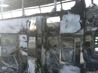 52 адам өртенген автобус қаңқасында аруақтар жүр.