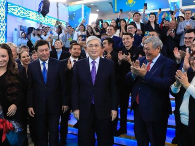 Қасым-Жомарт Тоқаев Республикалық қоғамдық штабқа барды.
