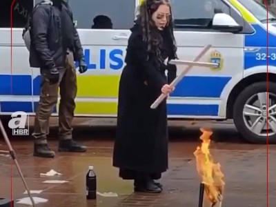 Стокгольмде тағы да Құран өртелді.