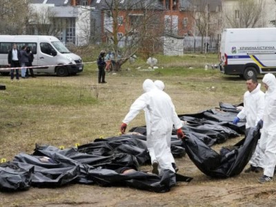 Ресей әскерінен азат етілген Харьков облысында тағы бір зират табылды.