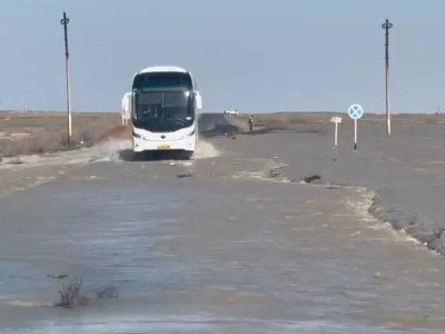 Құлсары қаласына кіретін жол жабылды.