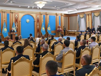 Су тасқыны: Полиция майоры Президенттің марапатына ие болды.
