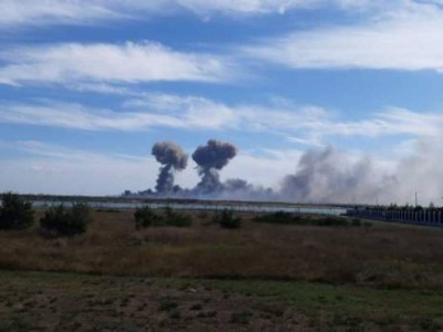 Қырымдағы әуежайда жарылыс болды.