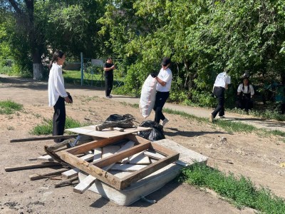 «ТАЗА QAZAQSTAN» республикалық акциясы аясында «Біз таза ел үшін» жобасы өтті.