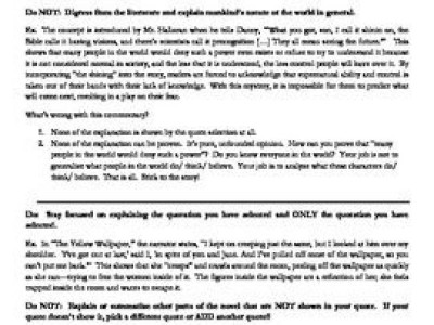 Major Elements In Sample Literary Analysis Essays.