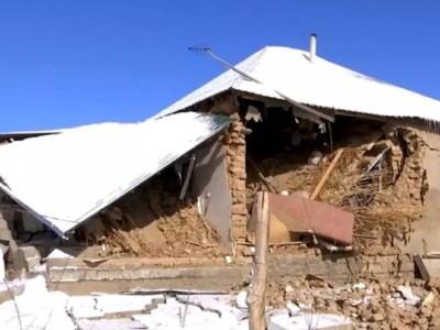 Шымкентте үйінде газ жарылған бір отбасы далада жүр.