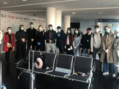 Литвадан Қазақстанға 15 студент келді.
