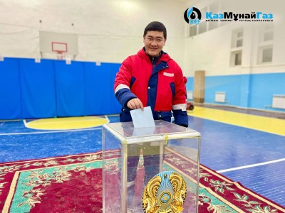 Маңғыстау мұнайшылары сайлауда дауыс берді.