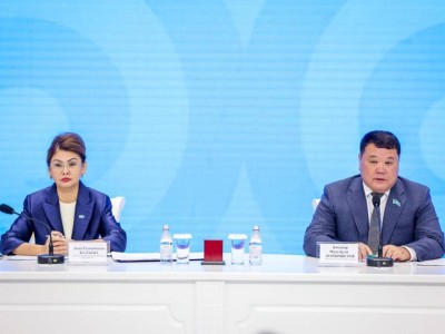 Аида Балаева Шымкент қаласының тұрғындарымен кездесті
