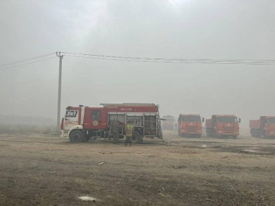 Алматы облысында қоқыс полигонындағы өртті сөндіру жұмыстары әлі жалғасуда