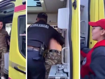 Атырауда мас адам жедел жәрдем көлігінде төбелес шығарды