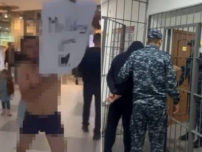 Астанада Сауда үйінде іш киіммен жүгірген адам қамауға алынды