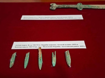 Қарағанды облысында сақ жауынгерінің бүтін сақталған жерлеу орны табылды