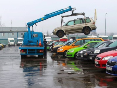 Полиция тәркілеп, арнайы тұраққа қойылған көлік жоғалып кетті