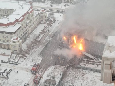 Астанада Cinema City кинотеатрының ғимараты өртенді