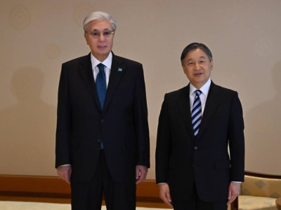 Мемлекет басшысы Жапония Императоры Нарухитомен кездесті