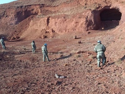 Голан биіктіктерінде қазақстандық саперлар 1200-ден астам жарылғыш затты жойды