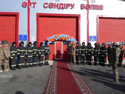 Кеген ауылында жаңа өрт сөндіру депосы ашылды