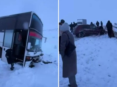 Жамбыл облысында жолаушылар автобусы жол апатына ұшырады, қаза тапқандар бар