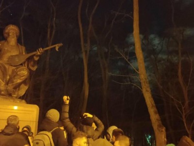 Киевтегі Жамбыл Жабаевтың ескерткіші сүрілмейтін болды