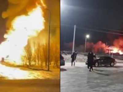 ️Ақтөбедегі автогаз құю бекетінде жарылыс болды