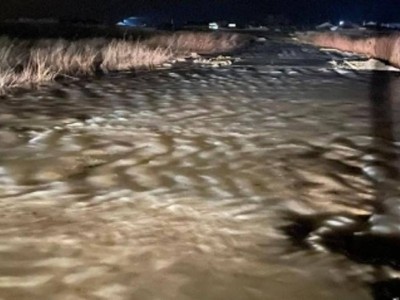 Шекара маңындағы Желқуар өзенінде қар суы еріп, тасқын тіркелді