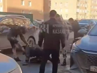 Қостанайда бір топ мас адам полицейді ұрып тастады