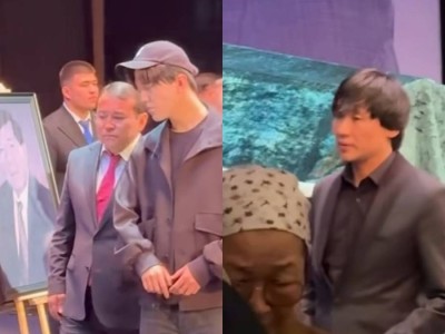 Алматыда Мұхтар Шахановпен қоштасу рәсімінде Димаш Құдайберген мен Қайрат Нұртас бой көрсетті