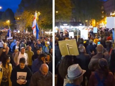 Тбилисиде жүздеген адам БАҚ-ты қорғау үшін шеруге шықты