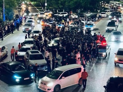 Атырауға өзге өңірден келген полиция көліктері жолда дүрбелең тудырды