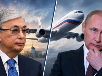 "30-дан астам адам бар": Путин Қазақстанға кімдерді ертіп келді?