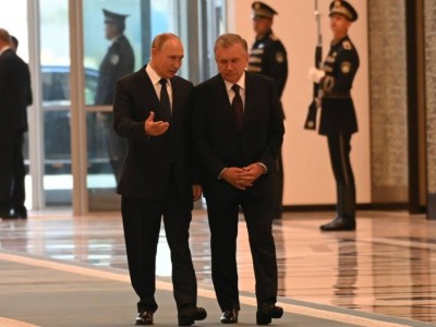 Путин мен Мирзиёев Өзбекстандағы алғашқы АЭС құрылысы басталғанын мәлімдеді