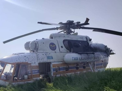 Төтеншеліктердің ұшағы апатты жағдайда қонды