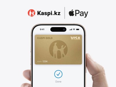 Kaspi Gold енді Apple Pay-де