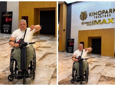 Алматыдағы Kinopark кинотеатры арбадағы белсендіні кіргізбей қойған