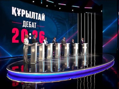 Жетінші арнада жеті саяси партияның қатысуымен сайлауалды дебат басталды