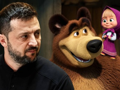 Зеленский «Маша мен Медведь» мультсериалына тыйым салды