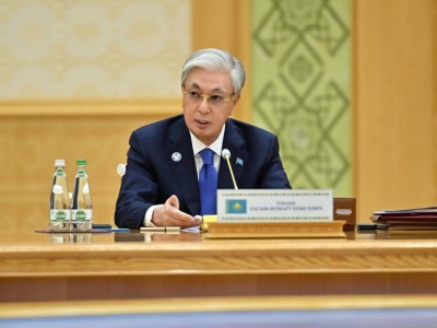Тоқаев Каспий теңізінің аумағы 16 мың шаршышақырымнан астам қысқарғанын мәлімдеді