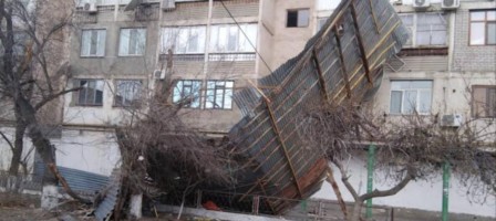 Таразда болған дауыл 368 миллион теңгеге шығын келтірген.