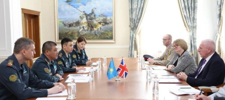 Ұлыбританияның әскери делегациясы Астанаға келді.