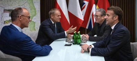 Франция, Германия, Ұлыбритания және Польшаның басшылары Киевке келді.