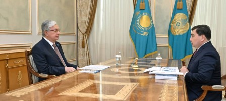 Президент Мемлекеттік қызмет істері агенттігінің төрағасын қабылдады.